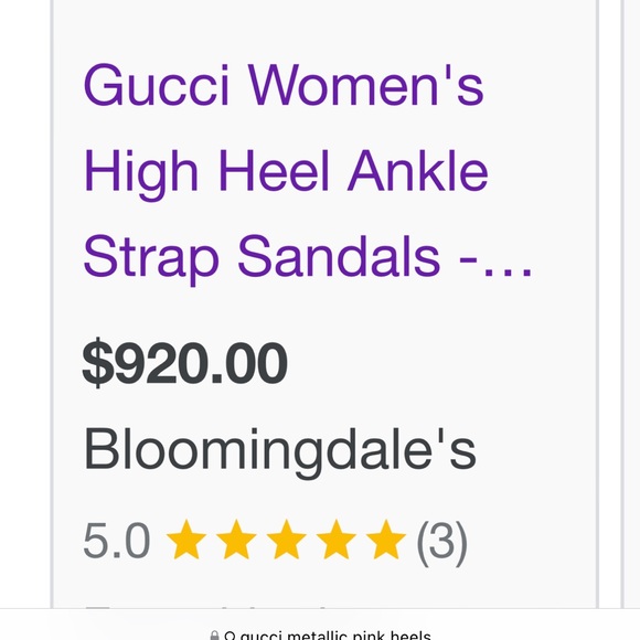 Gucci Pink Heels - Picture 6 of 6